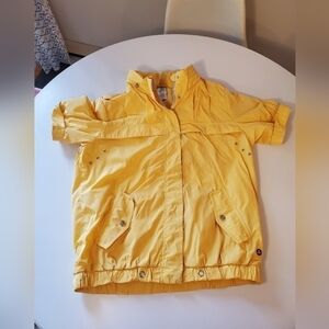 TITIKA Athletic Short Sleeve Jacket yellow Size 10